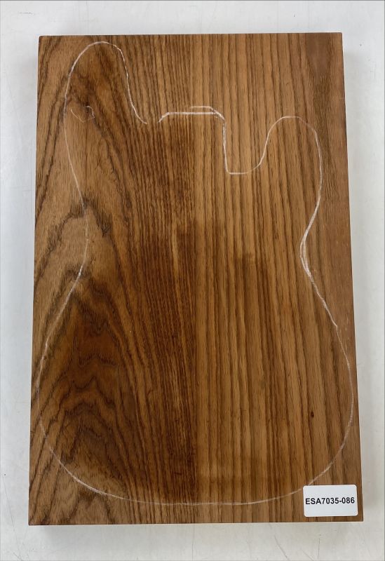 Body Swamp Ash, Choco, 2-pcs., edge-glued, Unique Piece #086